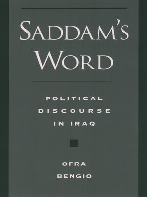 cover image of Saddam's Word